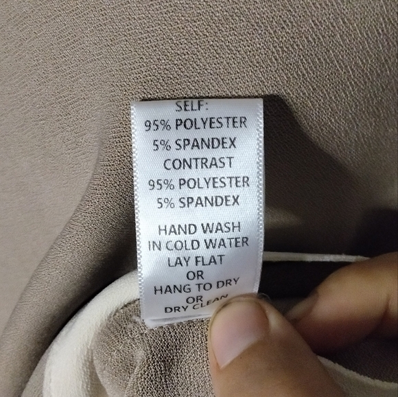 Joh Kaya Knit Asymmetric Top In Khaki Size Large Timeless Classic - Picture 6 of 11